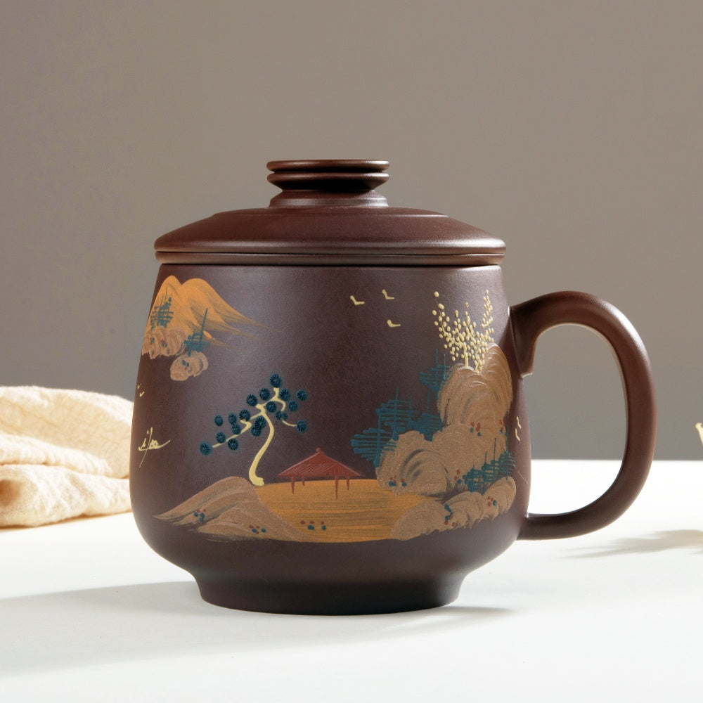 Handcrafted Zisha Mug – Yixing Clay for Tea & Coffee