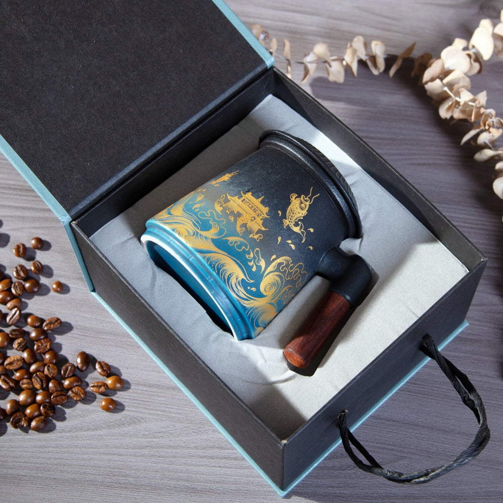 Koi Fish Ceramic Mug – Grace & Symbolism