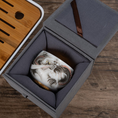 Royal Jian Zhan Tenmoku Tea Cup – Imperial Elegance