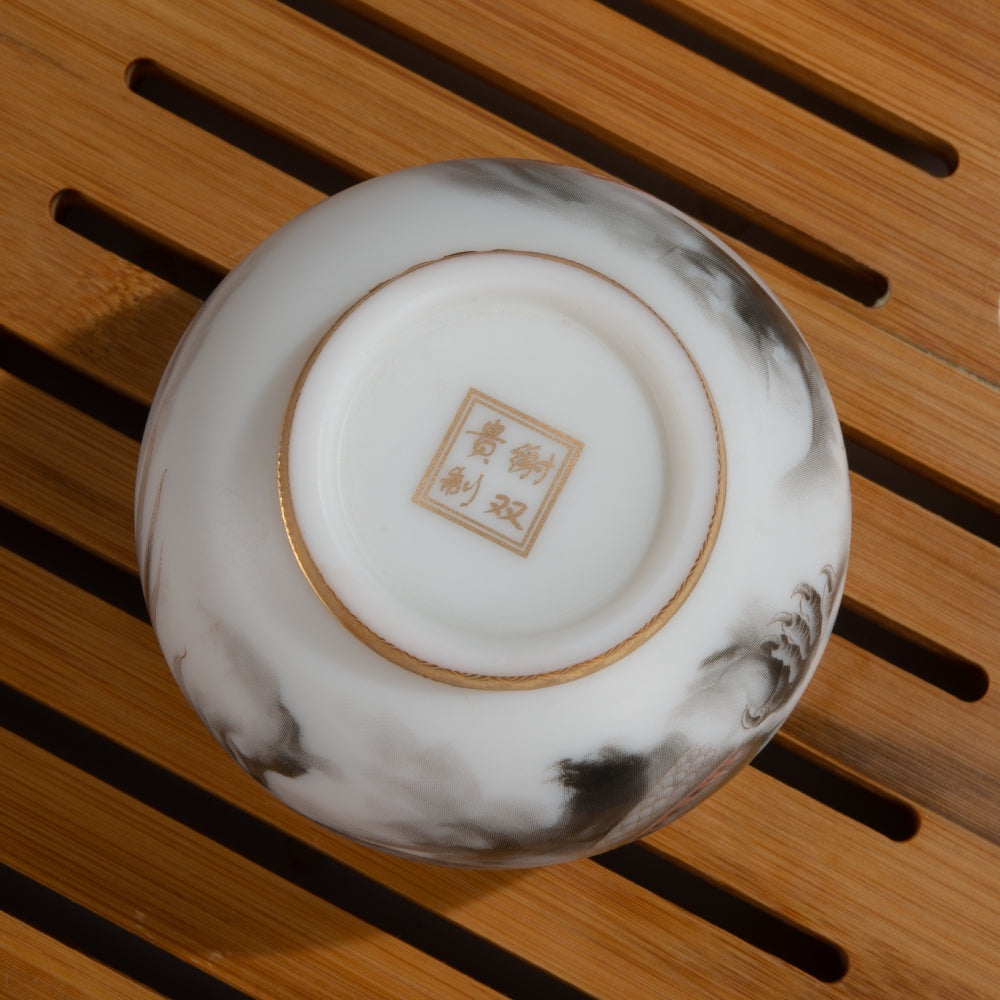 Royal Jian Zhan Tenmoku Tea Cup – Imperial Elegance