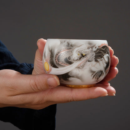 Royal Jian Zhan Tenmoku Tea Cup – Imperial Elegance