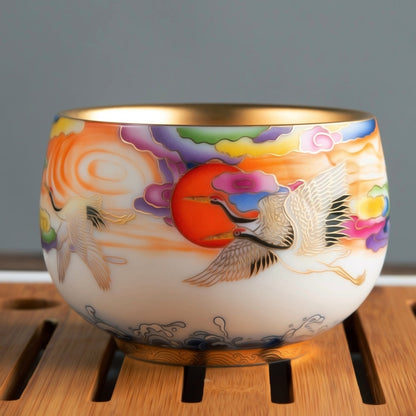 Royal Jian Zhan Tenmoku Tea Cup – Imperial Elegance