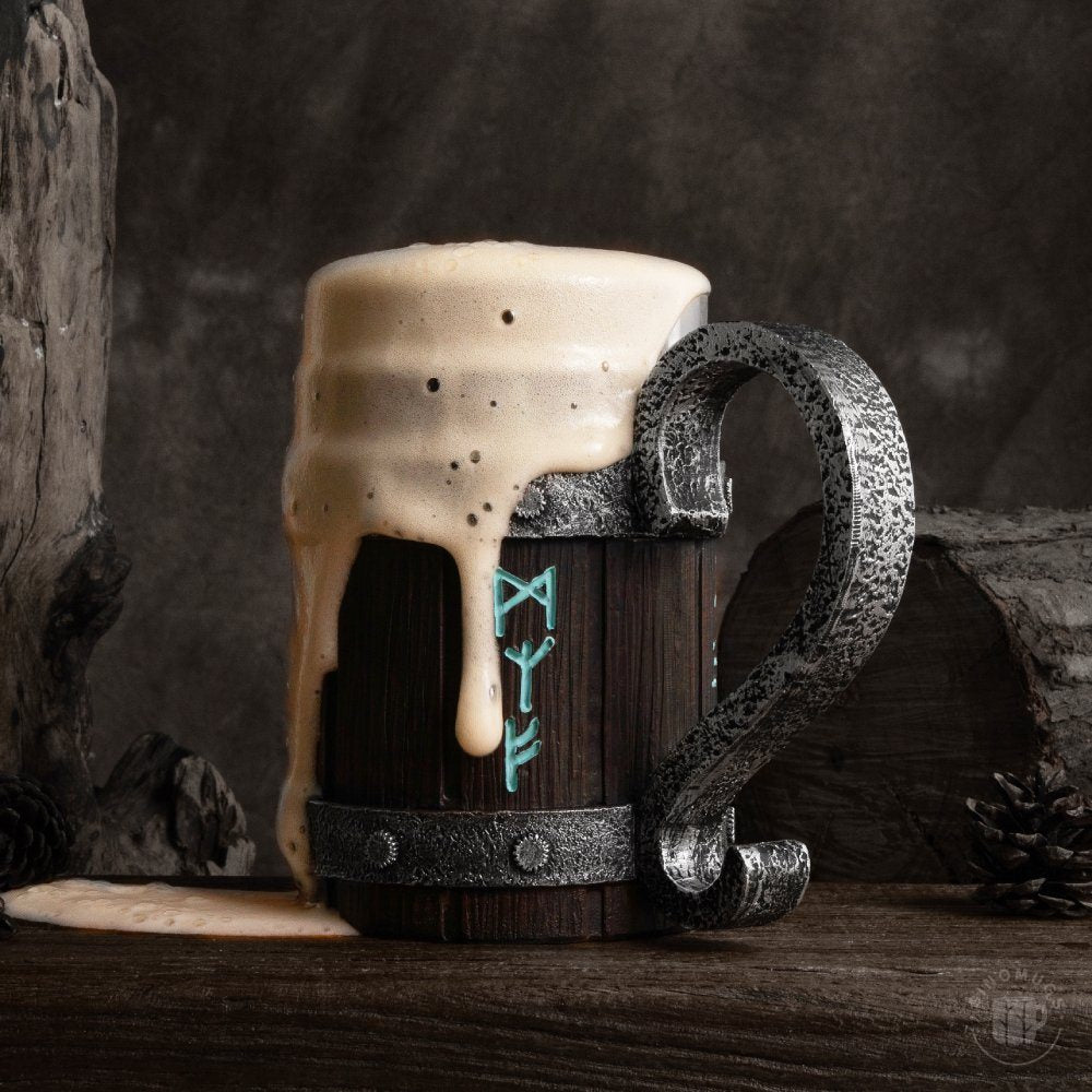 Viking Barrel Mug – A Gift of Strength & Style